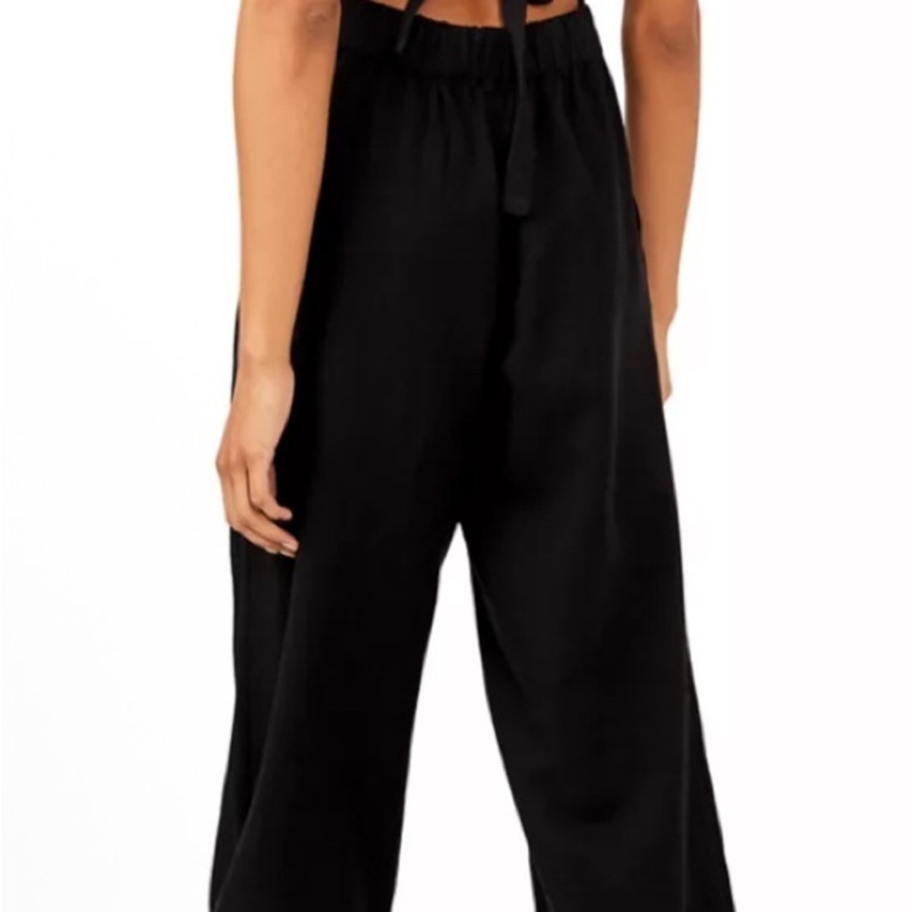 Free People Call On Me Black Jumpsuit, Size Small - Picture 5 of 9